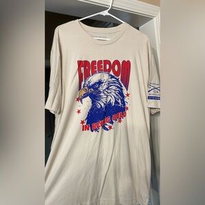 Grunt Style Freedom Eagle T-Shirt - Cream